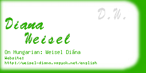 diana weisel business card