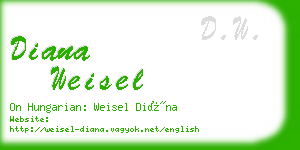 diana weisel business card